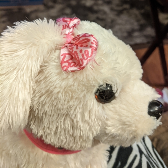 BARBIE Dog Glam Girl Plush Working Interactive Dog Light Up collar Just Play - Picture 9 of 12